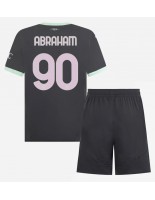 AC Milan Tammy Abraham #90 Alternativní dres pro děti 2024-25 Krátký Rukáv (+ trenýrky)